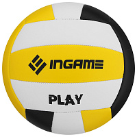 Мяч волейбол. INGAME PLAY чёрно-бело-жёлтый