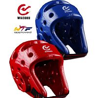 Шлем тхэквондо WTF WACOKU  (пенный пластик) WTF I201