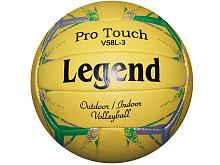 Мяч волейбольный  Legend Pro-Touch 00895 жёлтый с вставками