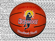 Мяч баскетбольный  №5 (Игровой и тренир.Полиуретан,нелон.корд,бутил камера) 04099