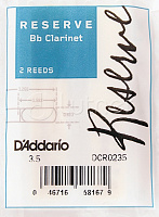 Трости для кларнета DCR0235 Reserve Bb, размер 3.5, 2шт. 